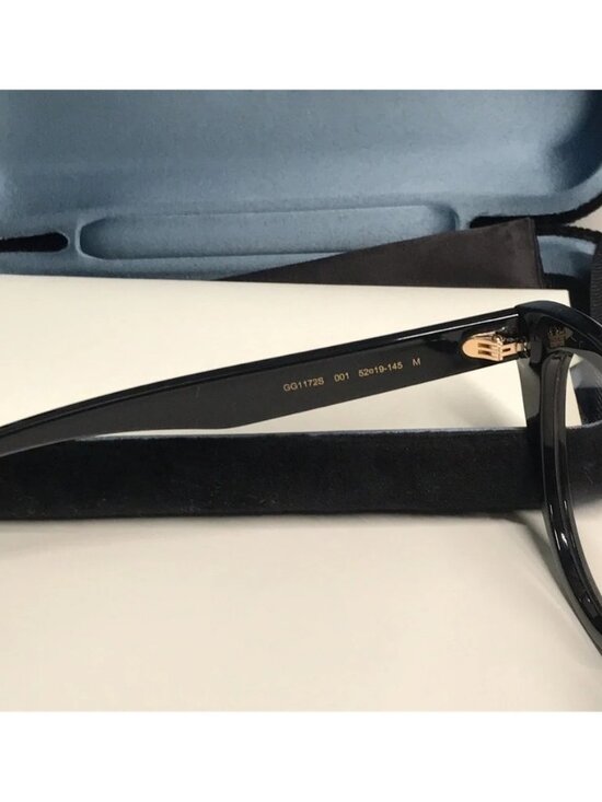 Luxury New Authentic Gucci GG1172S 001 Cat-Eye Sunglasses main image 7